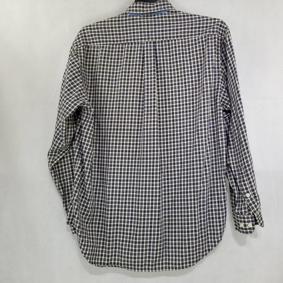 Tommy Hilfiger Men's Shirt Medium Blue Plaid Check  Long Sleeve - Picture 7 of 10